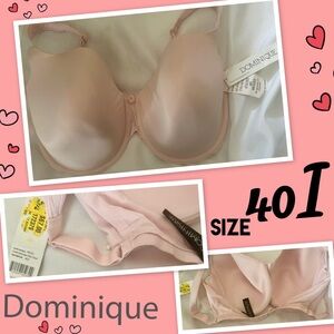 Dominique Light Pink Underwire Bra